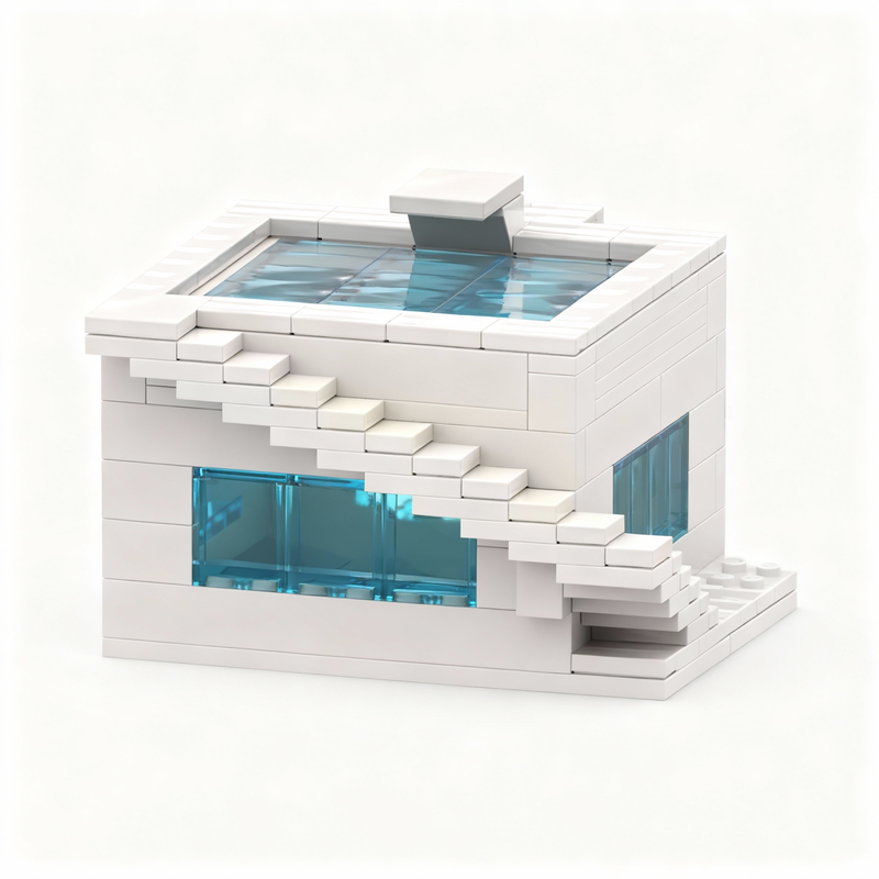 193pcs MOC Outdoor Small Swimm - Art Craft Idea ulasan dan harga