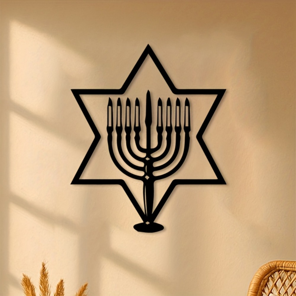CIFBUY Metal Wall Art Menorah  - Art & Craft Teacher ulasan dan harga