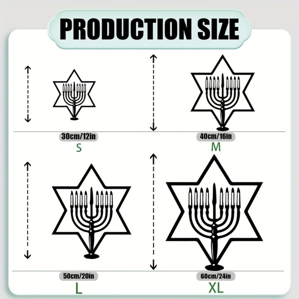 CIFBUY Metal Wall Art Menorah  - Art & Craft Teacher ulasan dan harga
