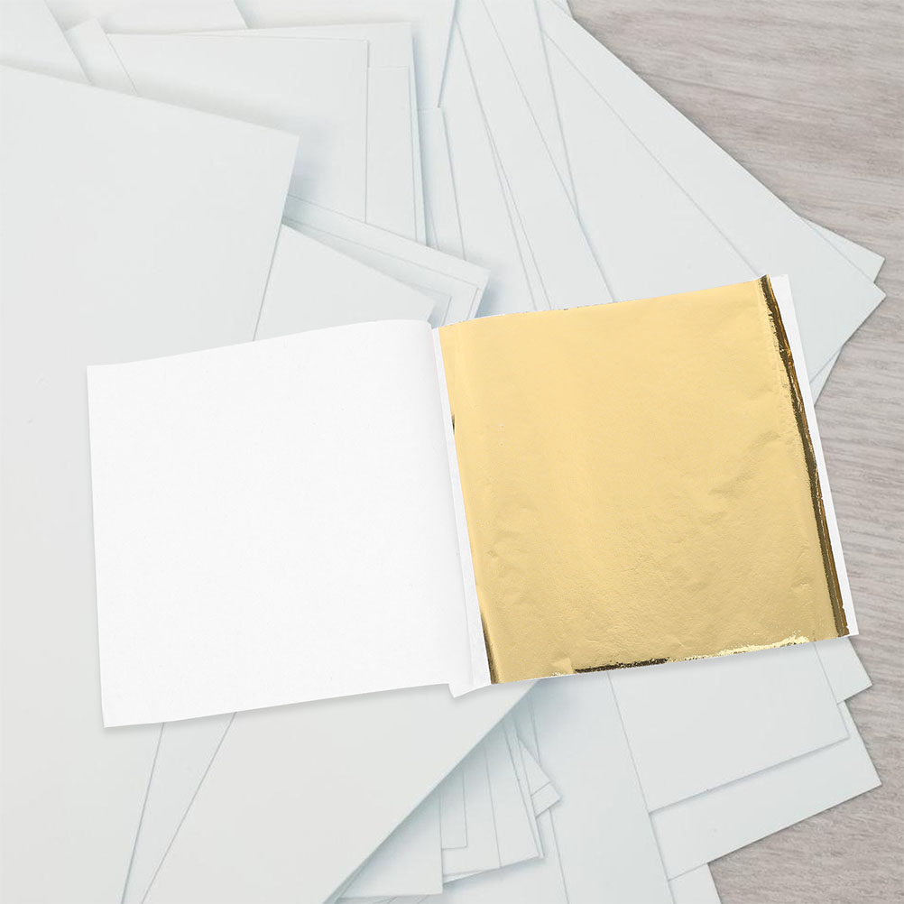 200Pcs Crafting Gold Foil Shee - Art Craft Furniture ulasan dan harga