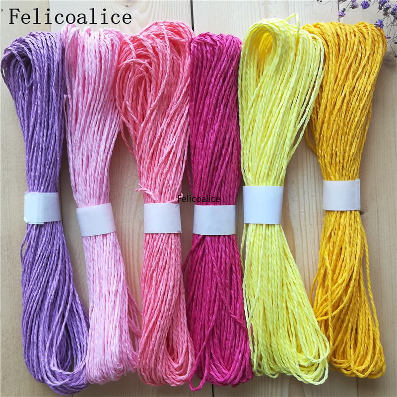 1pcs/lot 30M Rafi Grass Rope D - Art Craft Toddler ulasan dan harga
