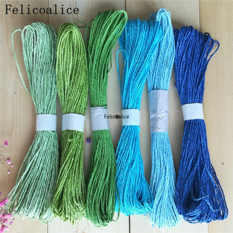 1pcs/lot 30M Rafi Grass Rope D - Art Craft Toddler ulasan dan harga
