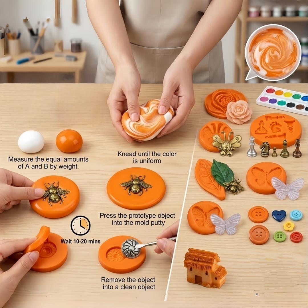 Silicone Putty DIY Crafting Se - Art Craft Kit ulasan dan harga