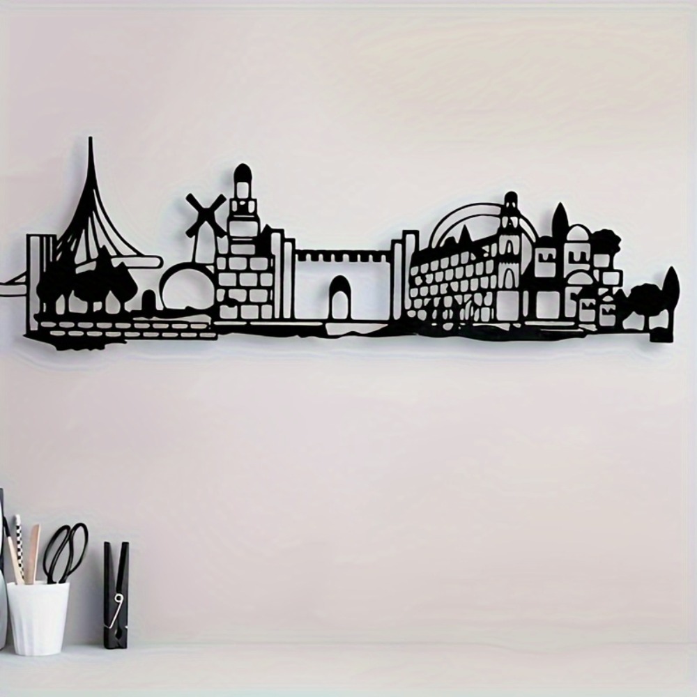 CIFBUY Metal Wall Art Jerusale - Art & Craft Teacher ulasan dan harga