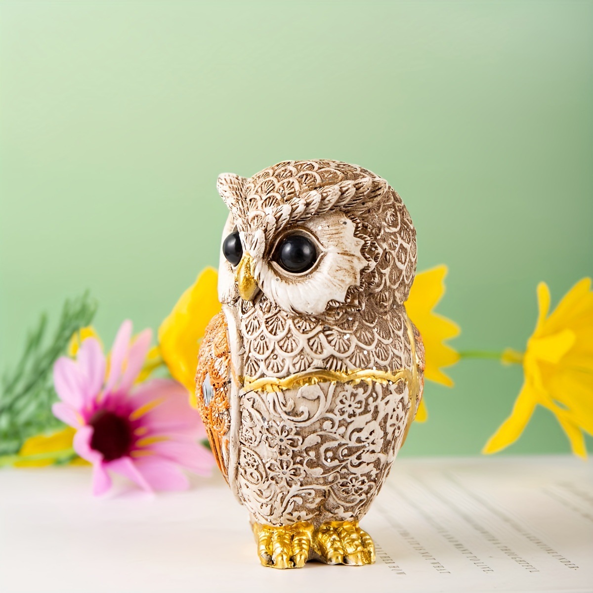 New Trendy Resin Owl Statue Vi - Tv Art And Craft ulasan dan harga