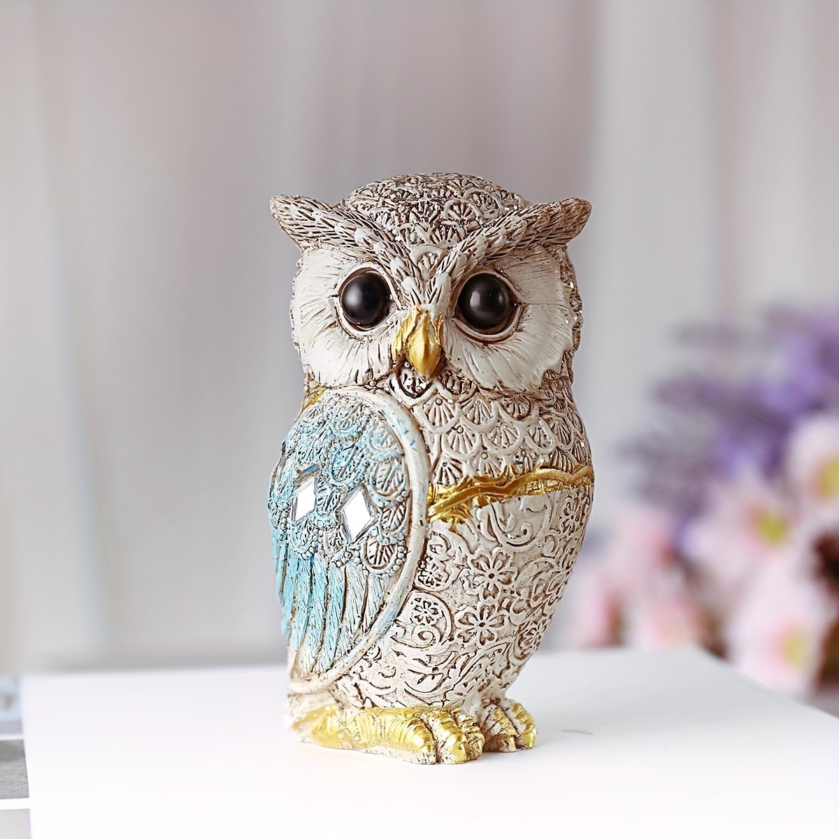 New Trendy Resin Owl Statue Vi - Tv Art And Craft ulasan dan harga