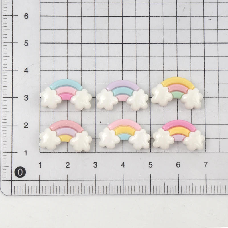 30Pcs/300pcs Mini Resin Rainbo - Art Craft Toddler ulasan dan harga