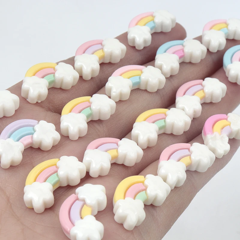 30Pcs/300pcs Mini Resin Rainbo - Art Craft Toddler ulasan dan harga