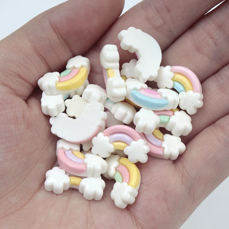 30Pcs/300pcs Mini Resin Rainbo - Art Craft Toddler ulasan dan harga