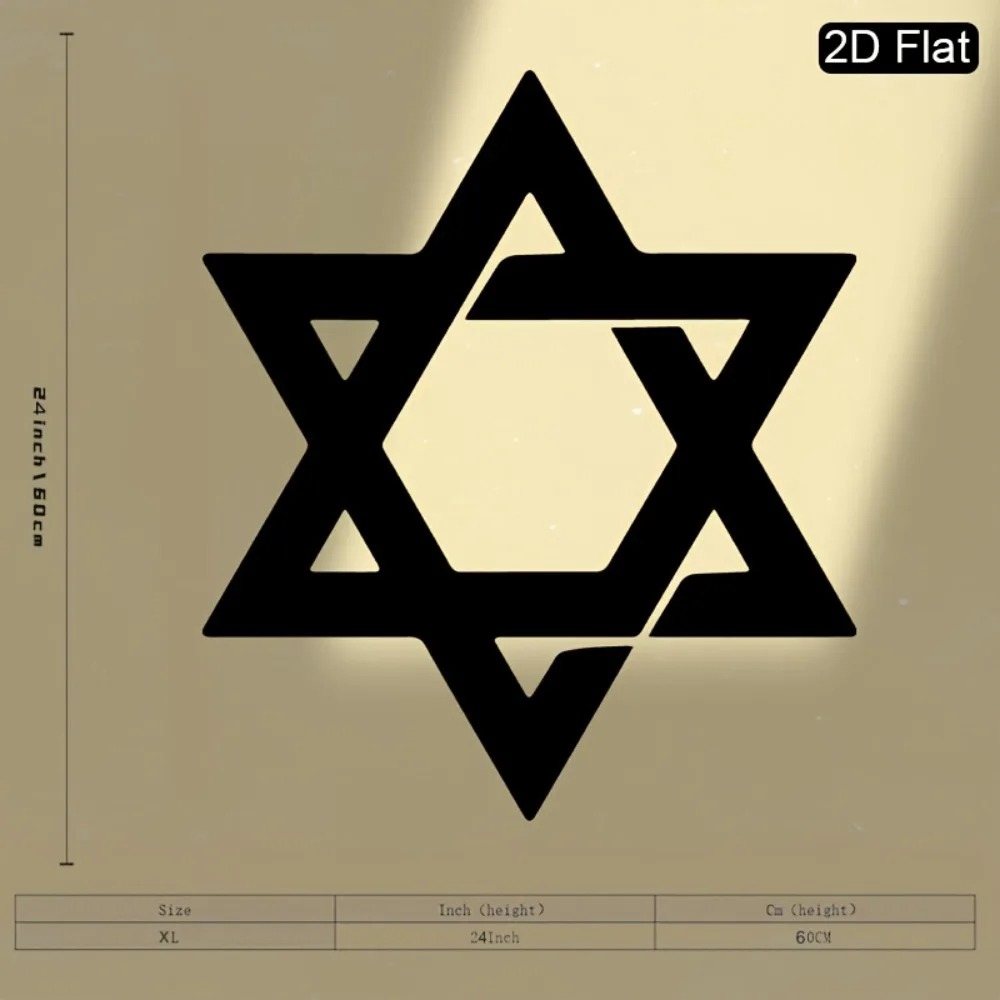 CIFBUY Iron Wall Art Star of D - Art & Craft Teacher ulasan dan harga