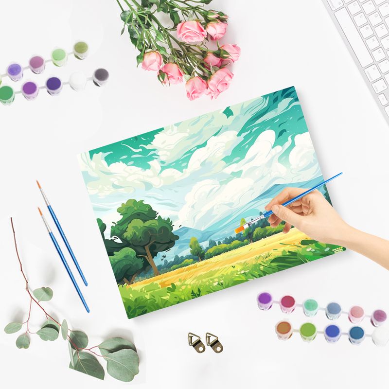 PhotoCustom Painting By Number - Art And Craft Jungle ulasan dan harga