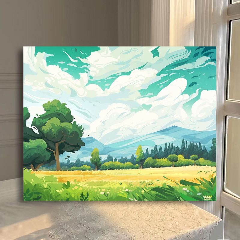 PhotoCustom Painting By Number - Art And Craft Jungle ulasan dan harga