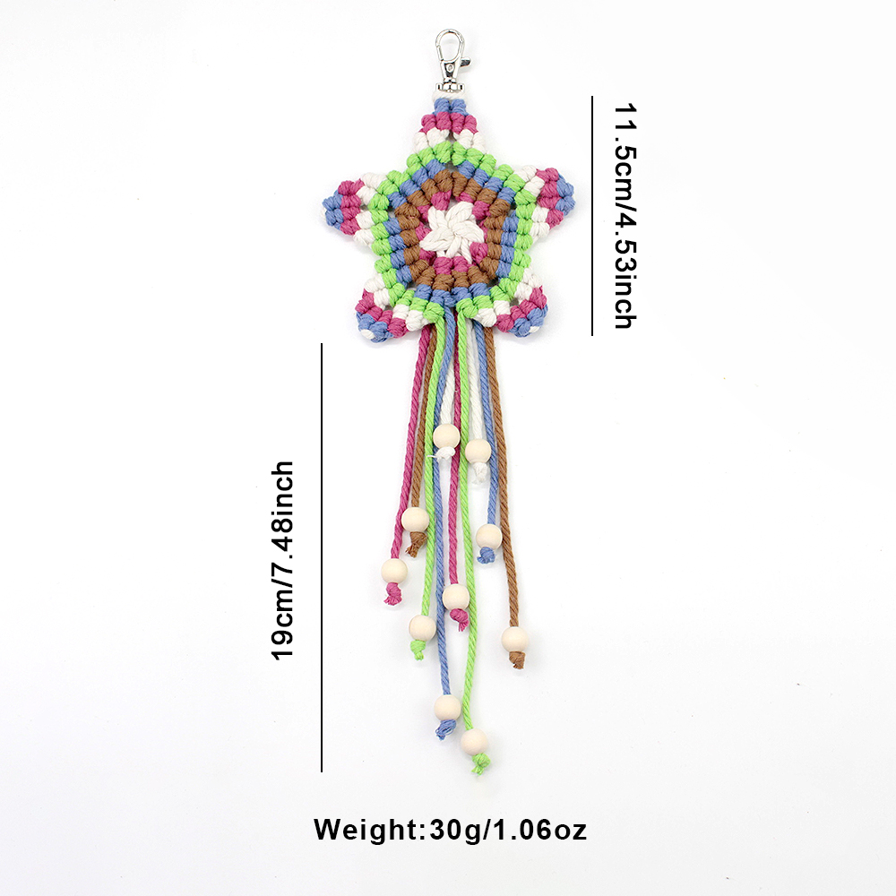 Boho Pentagram Tassel Pendant  - Art Craft Activity ulasan dan harga