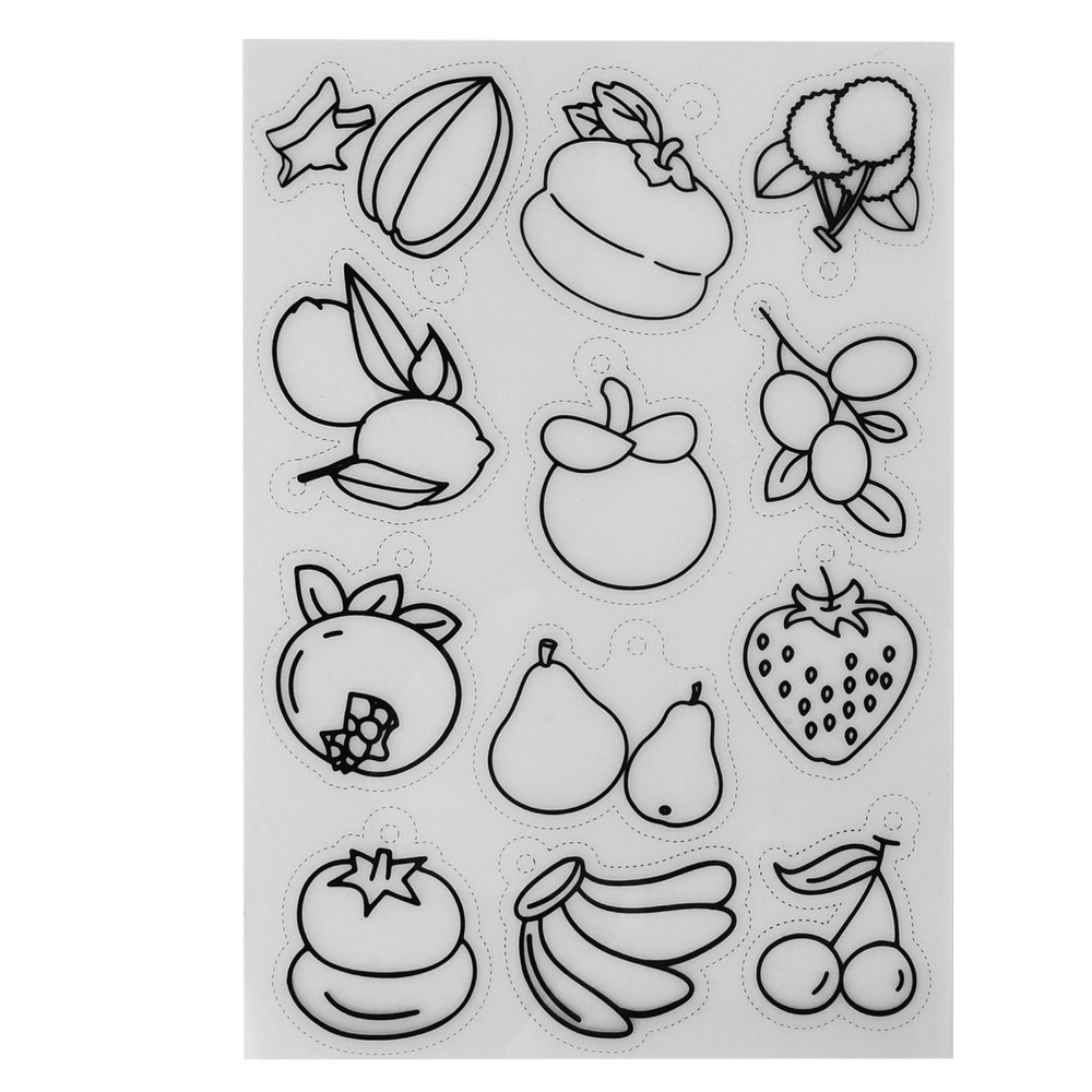 8pcs Fruit Vegetable Pattern H - Craft And Art Difference ulasan dan harga