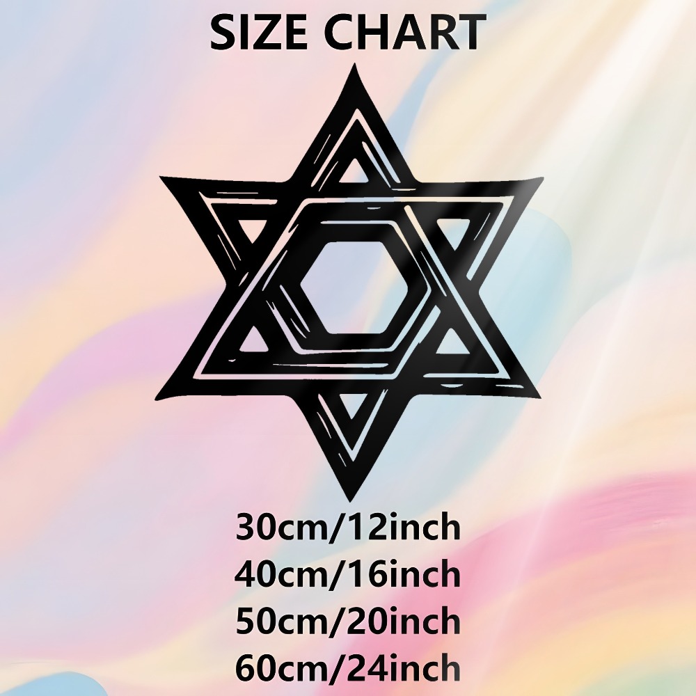 CIFBUY Iron Wall Art Star of D - Art & Craft Teacher ulasan dan harga
