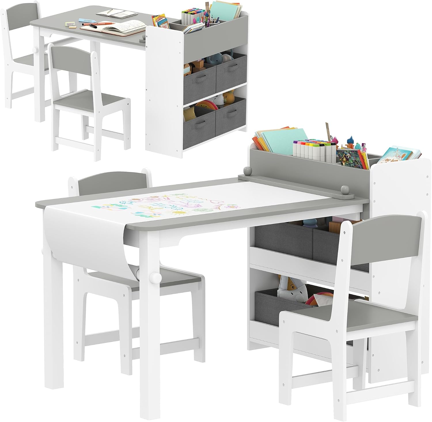 Kids Art Table & Easel Chair S - Art Craft Toddler ulasan dan harga