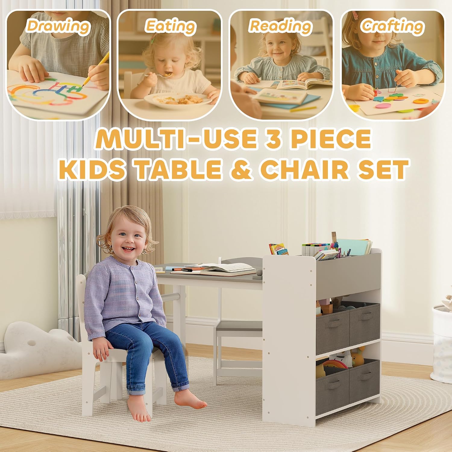 Kids Art Table & Easel Chair S - Art Craft Toddler ulasan dan harga