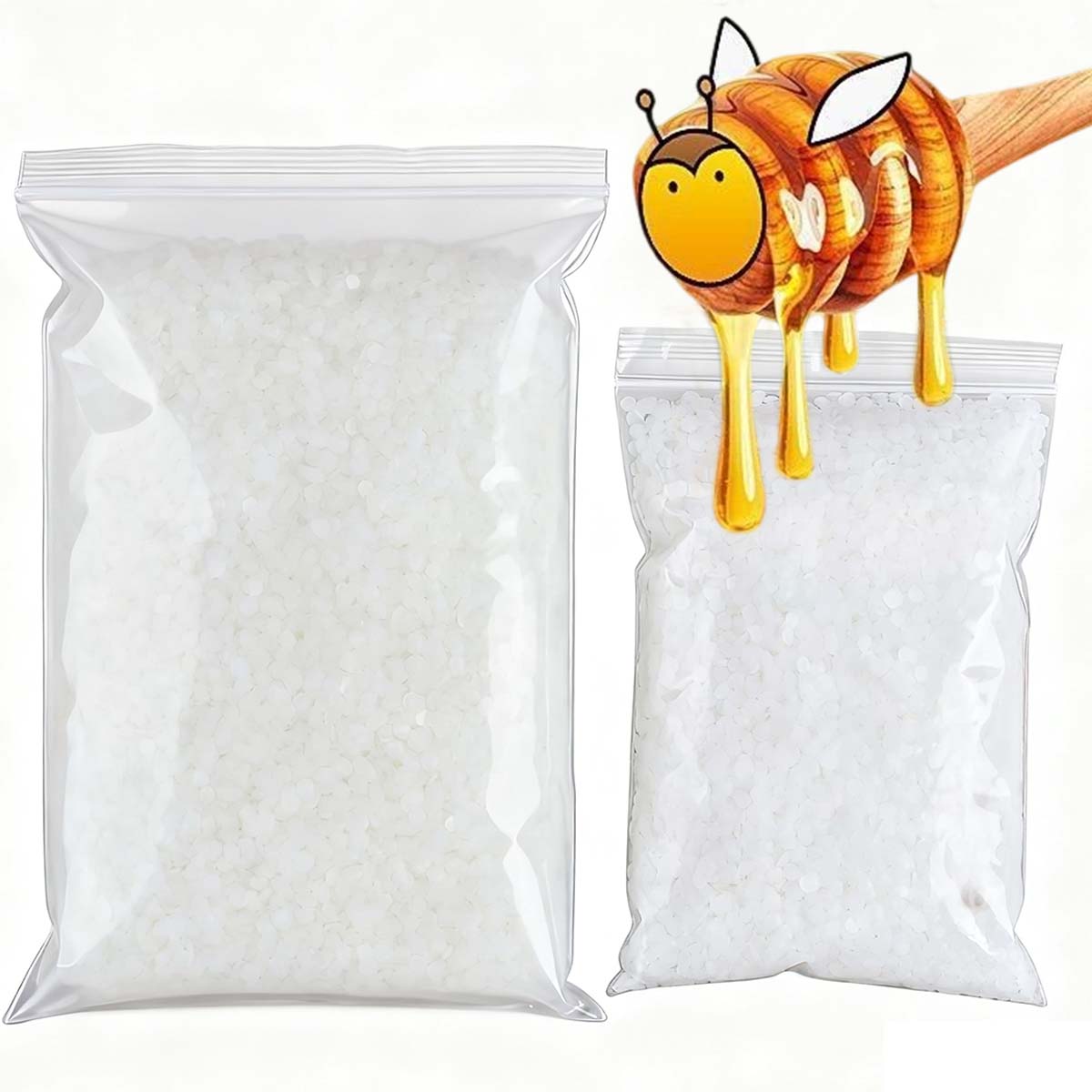 200g-1000g White Beeswax Pure  - Candle Making Wax ulasan dan harga