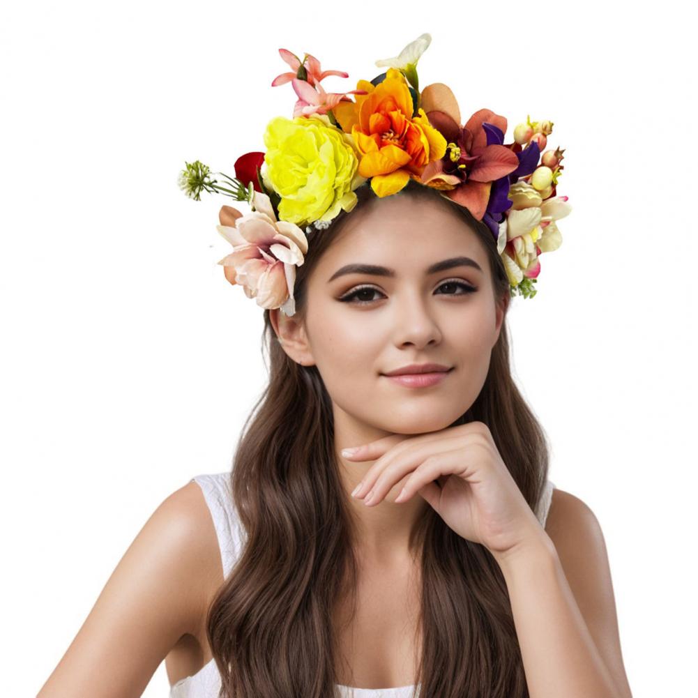 Imitation Flower Decor Hair Ho - Art And Craft Hair ulasan dan harga