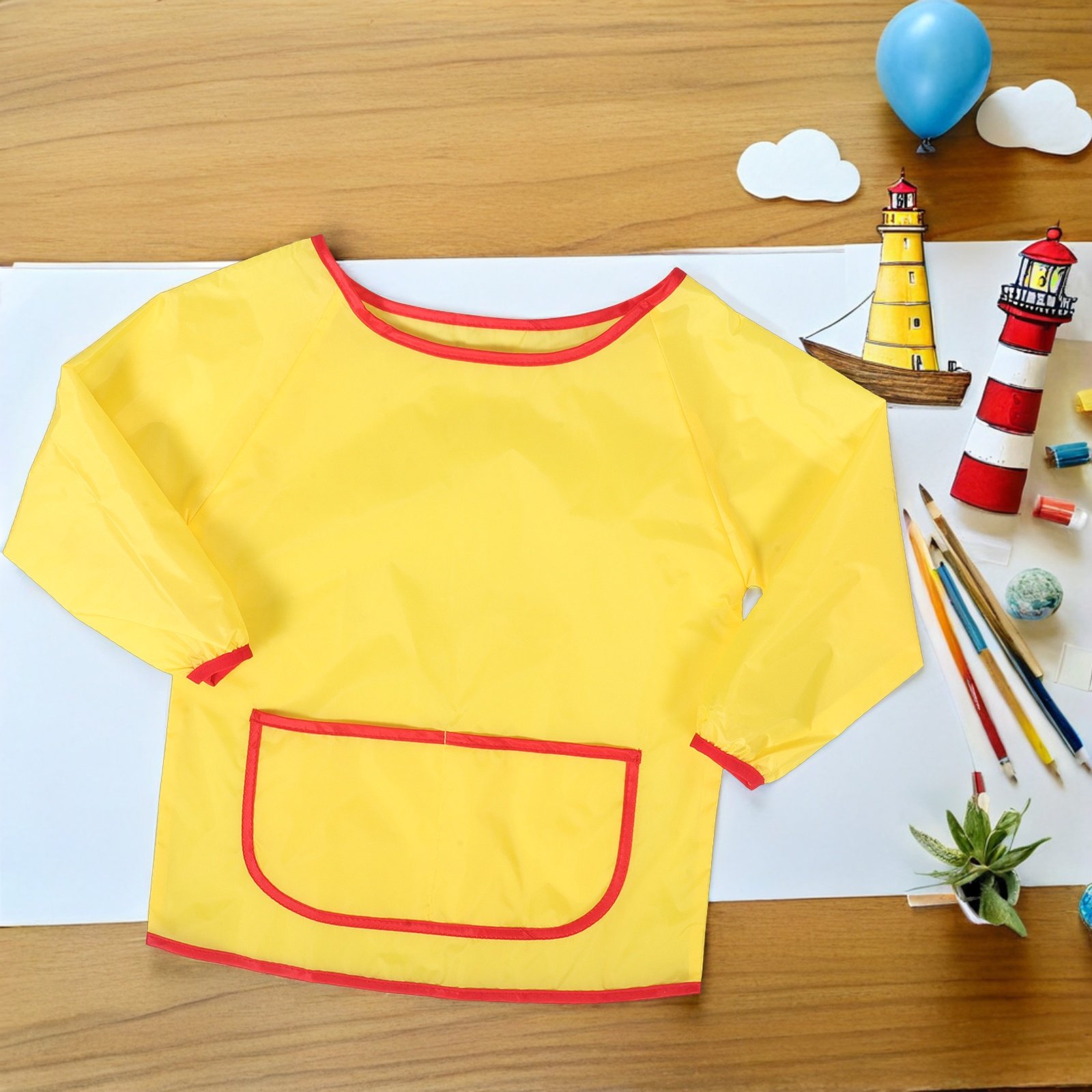 Toddler Waterproof Art Smock L - Art Craft Toddler ulasan dan harga