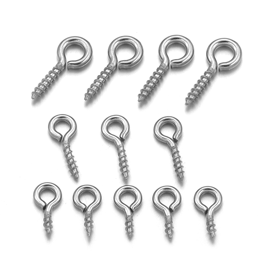 100pcs/lot Stainless Steel Min - Art Craft Accessories ulasan dan harga