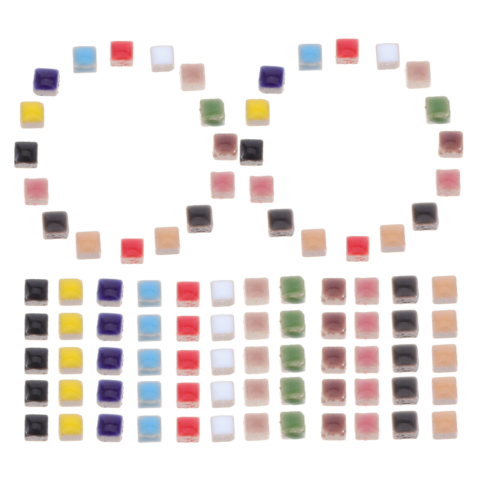 Mosaic Ceramic Tiles for DIY A - Art Craft Furniture ulasan dan harga