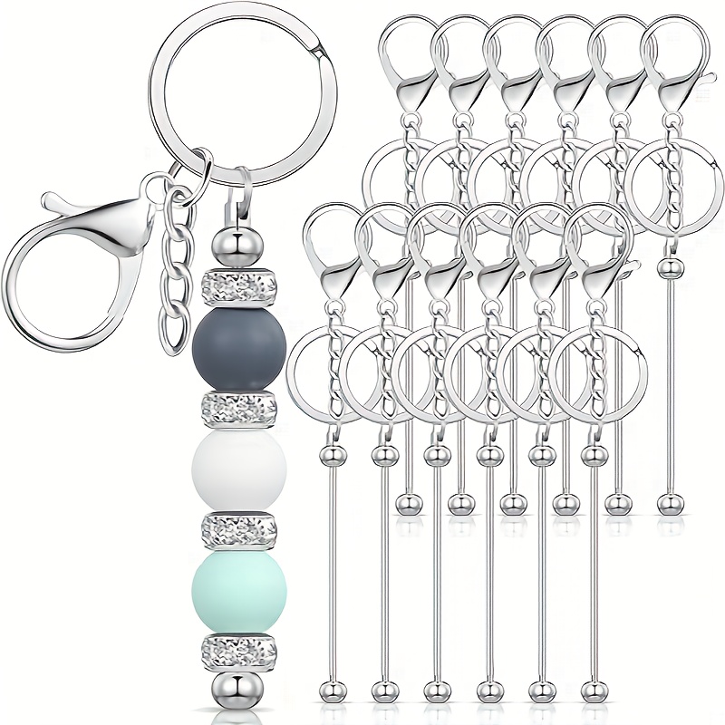 12pcs Detachable Iron Keychain - Art Craft Accessories ulasan dan harga