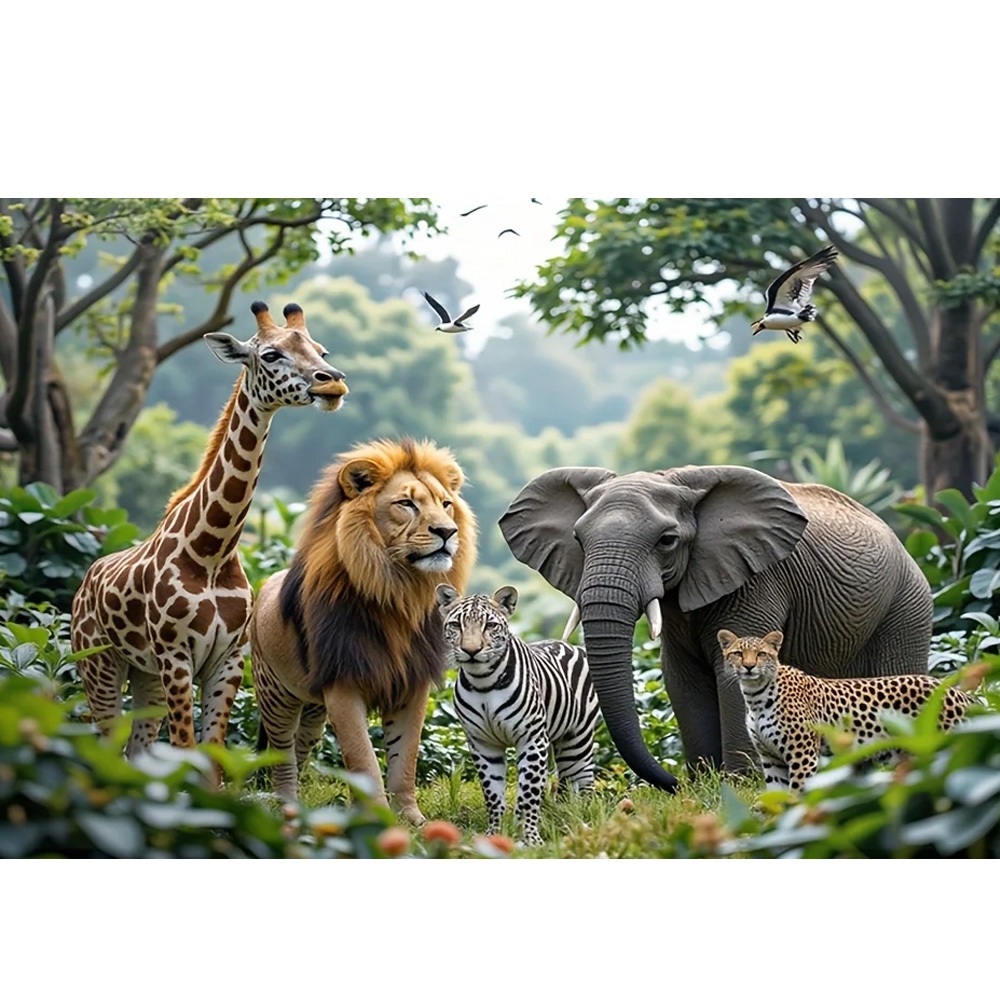 Jungle Wildlife Animals Advent - Art And Craft Jungle ulasan dan harga