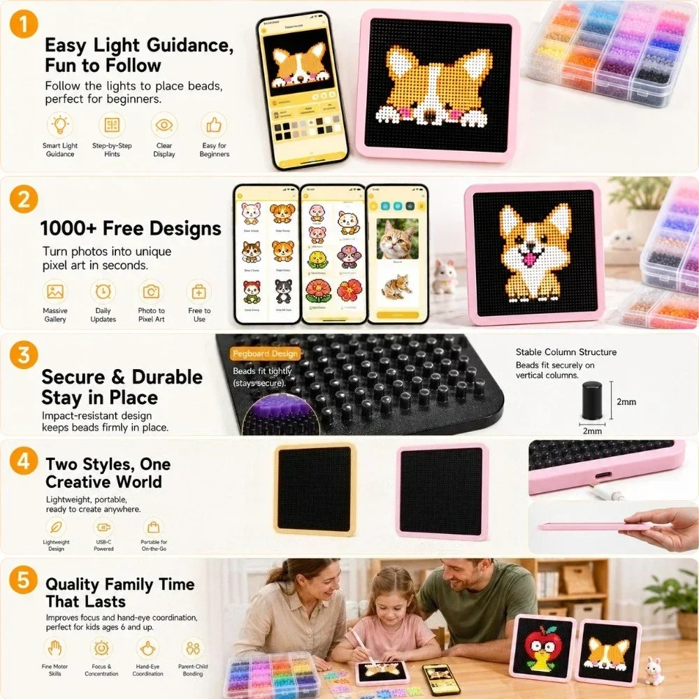 LED Smart Fuse Bead Pegboard,  - Art Craft App ulasan dan harga