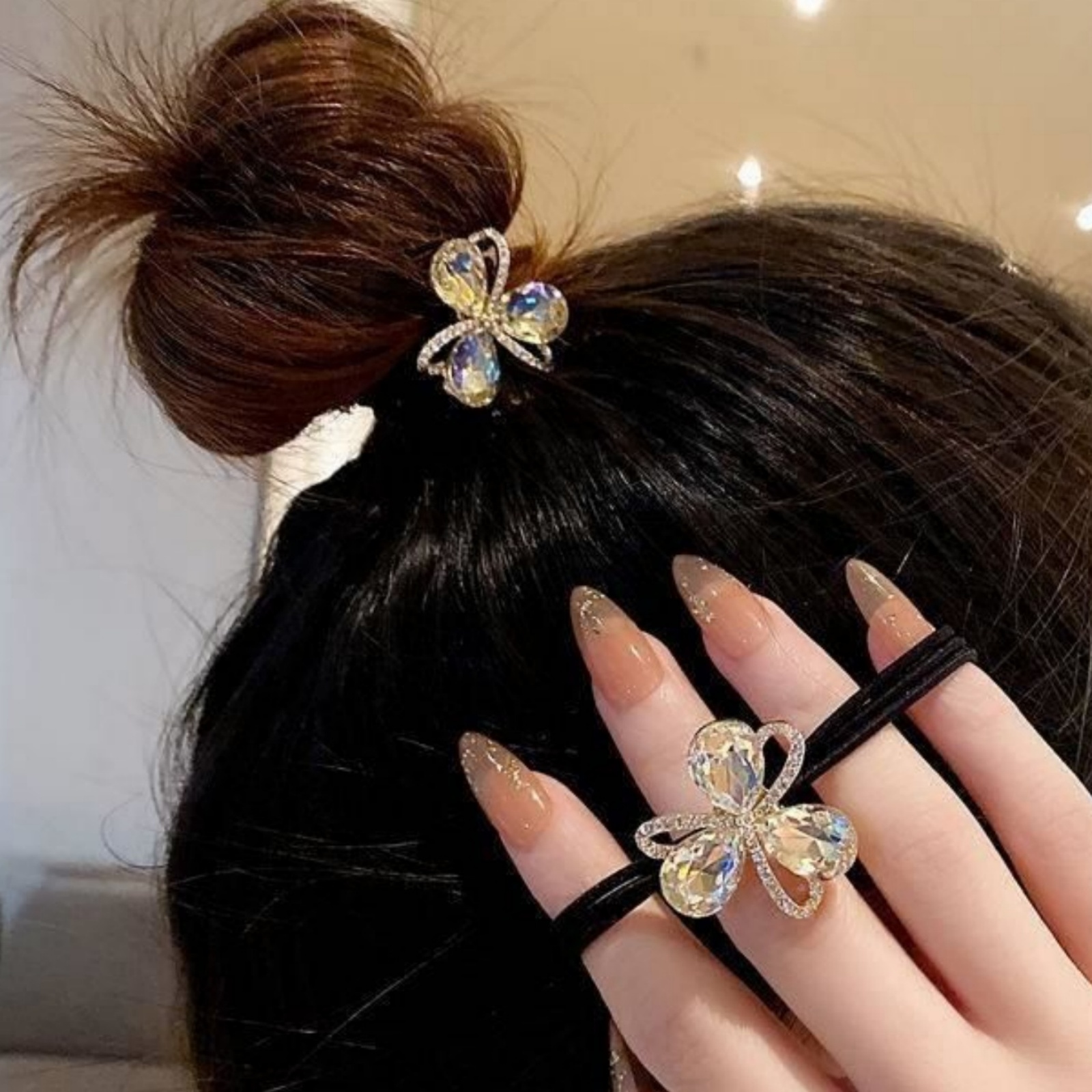 1PC New Flash Diamond Flower H - Art And Craft Hair ulasan dan harga
