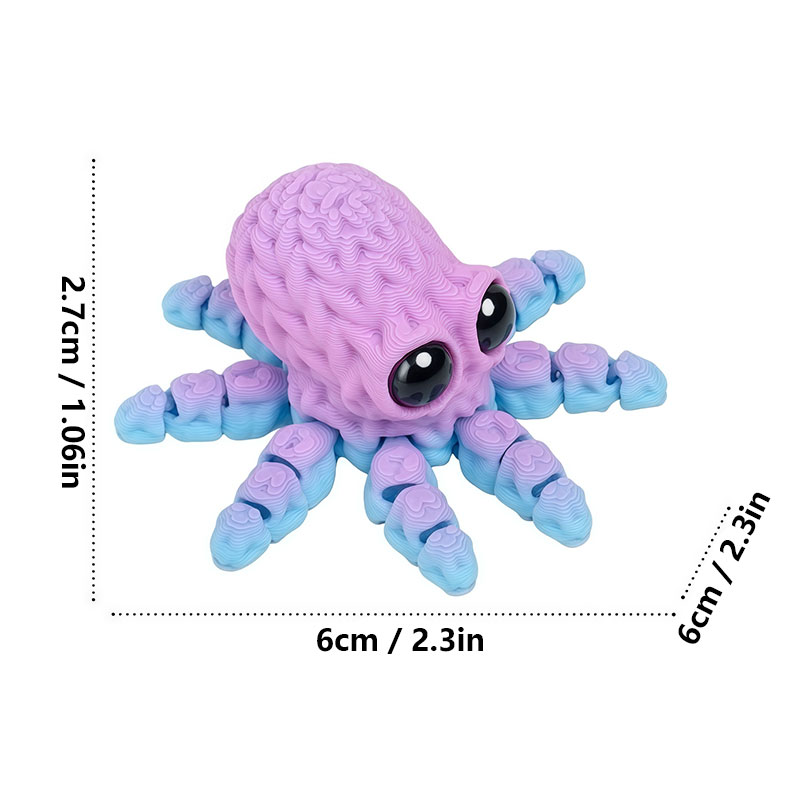 Adorable 3D Printed Octopus Fr - Art Craft Easter ulasan dan harga