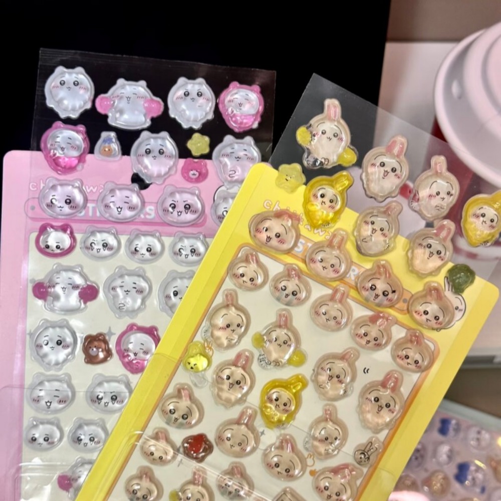 Cute Chiikawa 3D Crystal Embos - Tv Art And Craft ulasan dan harga