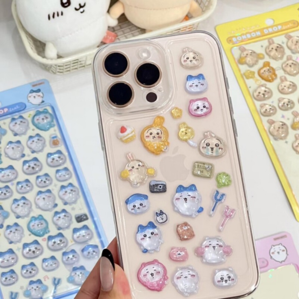 Cute Chiikawa 3D Crystal Embos - Tv Art And Craft ulasan dan harga