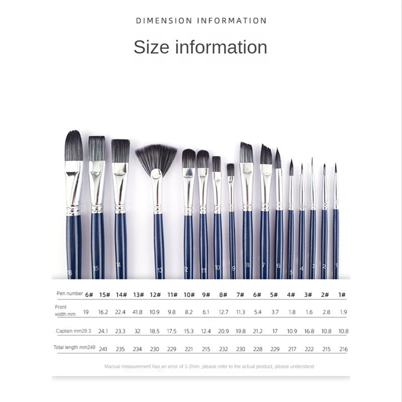 Carefree- Paint Brush Set,Arti - Craft And Art Difference ulasan dan harga