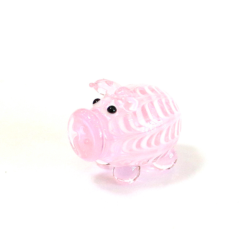 Murano Glass Pig Mini Figurine - Craft And Art Difference ulasan dan harga