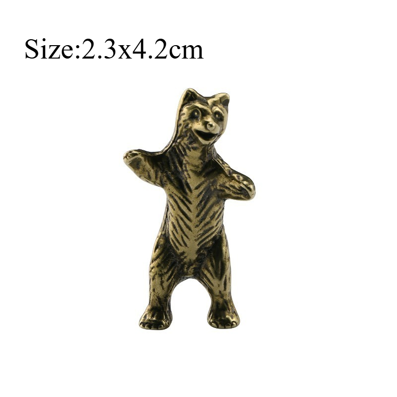 1 PC Brass Bear Ornament Creat - Art Craft Easter ulasan dan harga