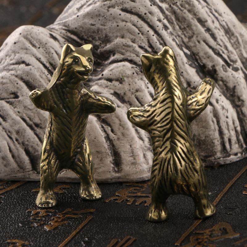 1 PC Brass Bear Ornament Creat - Art Craft Easter ulasan dan harga