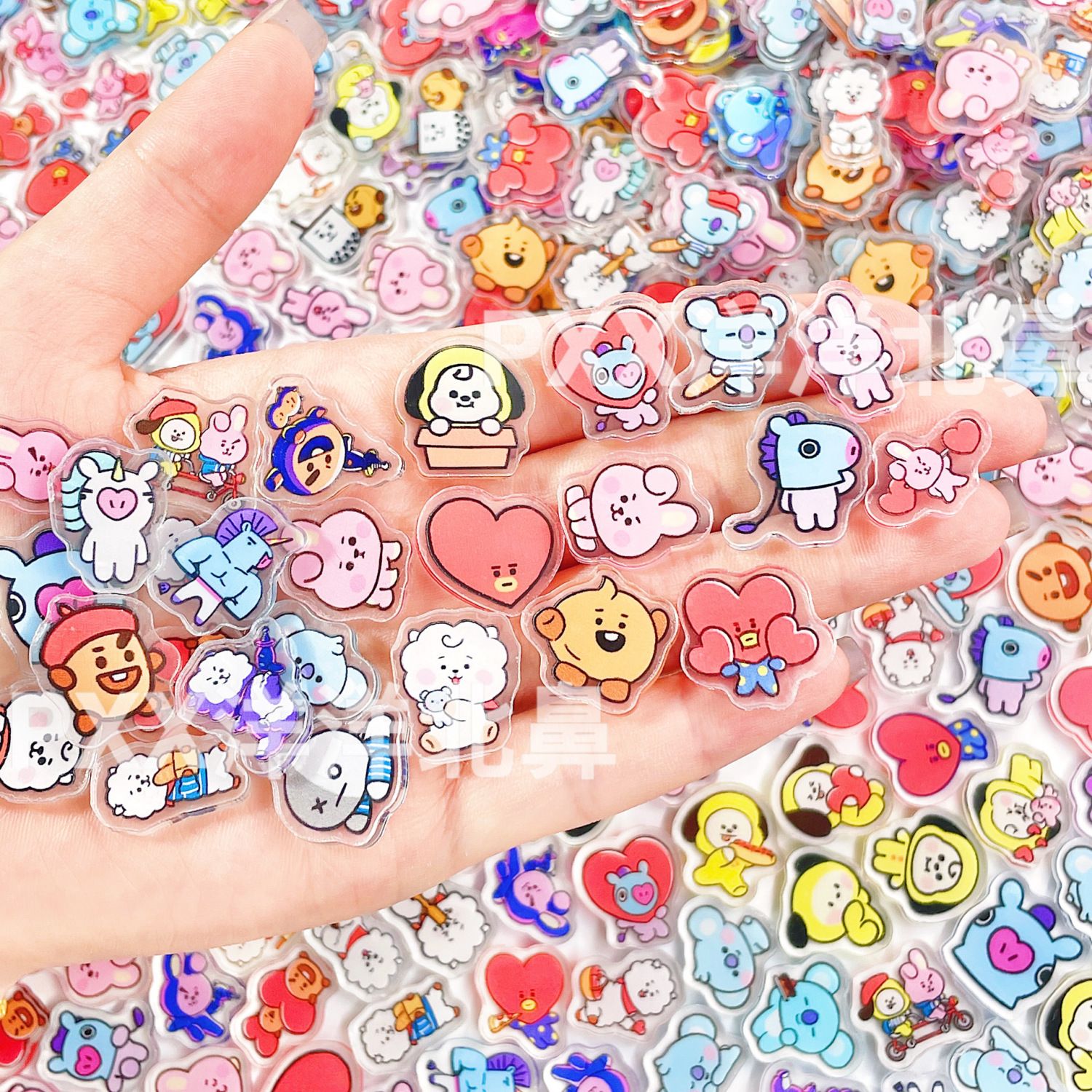 100pcs BT21 BTS single-layer 2 - Art Craft Accessories ulasan dan harga