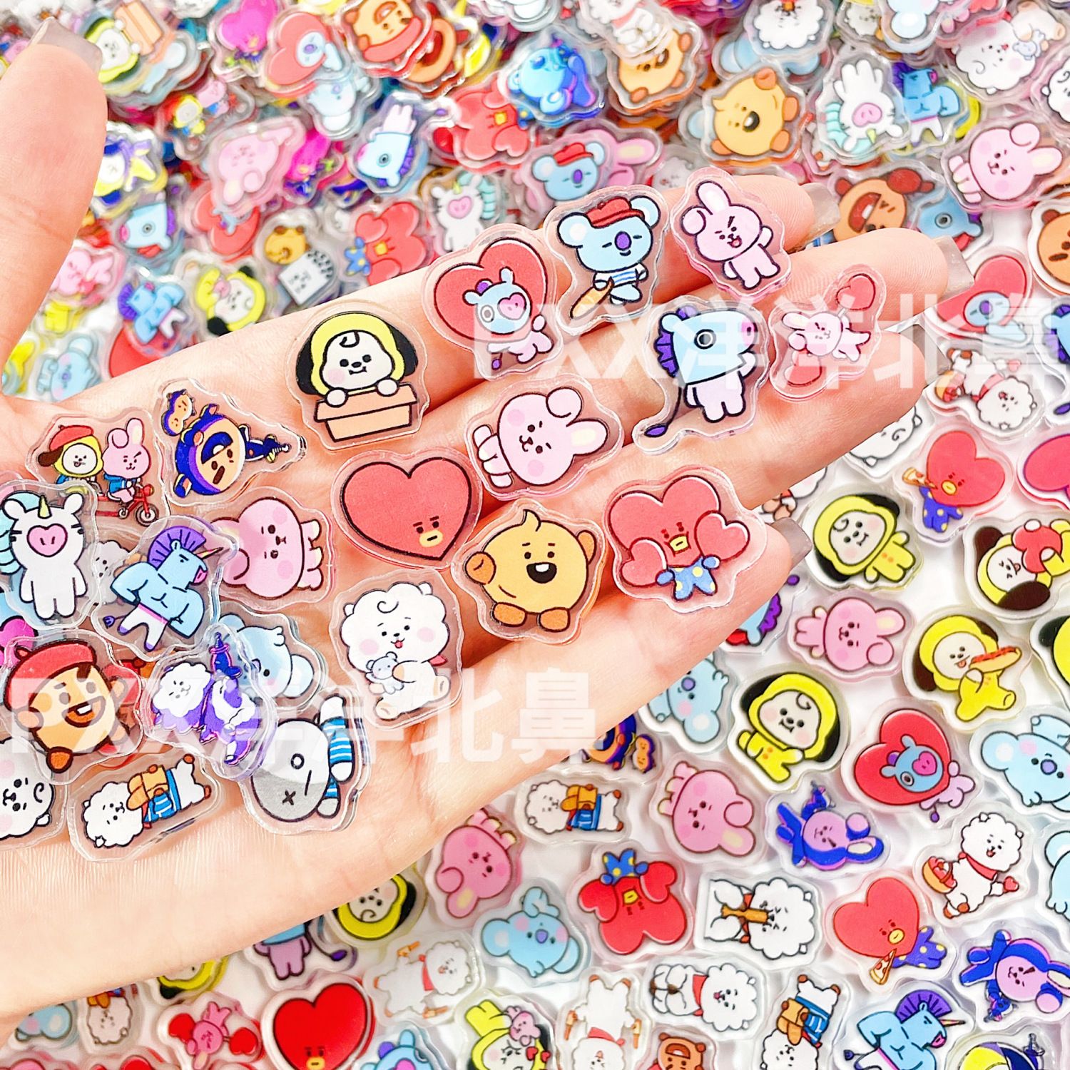 100pcs BT21 BTS single-layer 2 - Art Craft Accessories ulasan dan harga