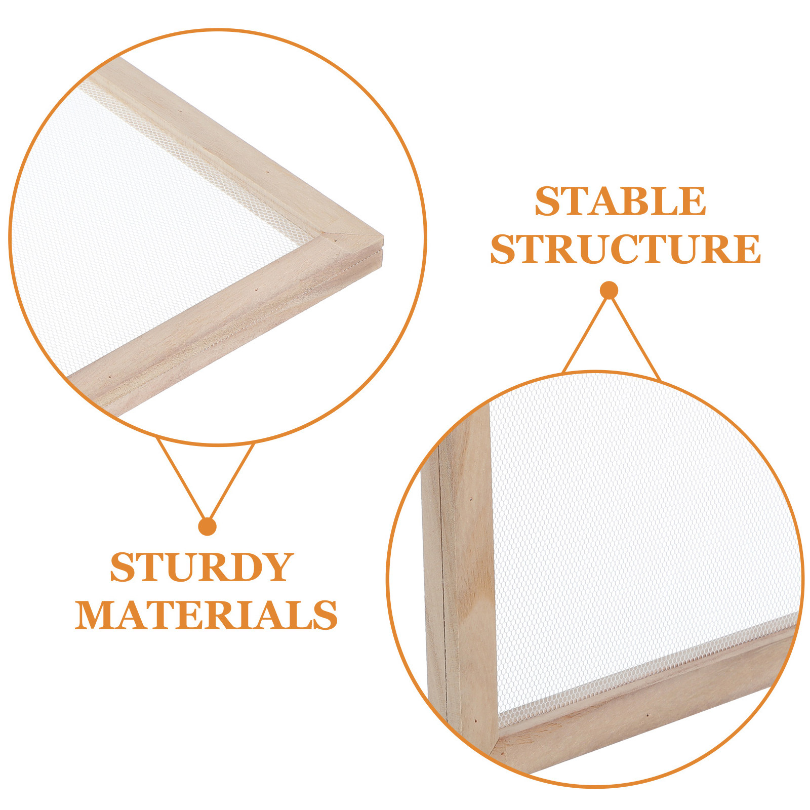 3Pcs Wooden Paper Making Frame - Craft And Art Difference ulasan dan harga