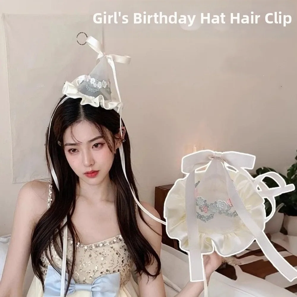 Cute Style Embroidery Mesh Bir - Art And Craft Hair ulasan dan harga