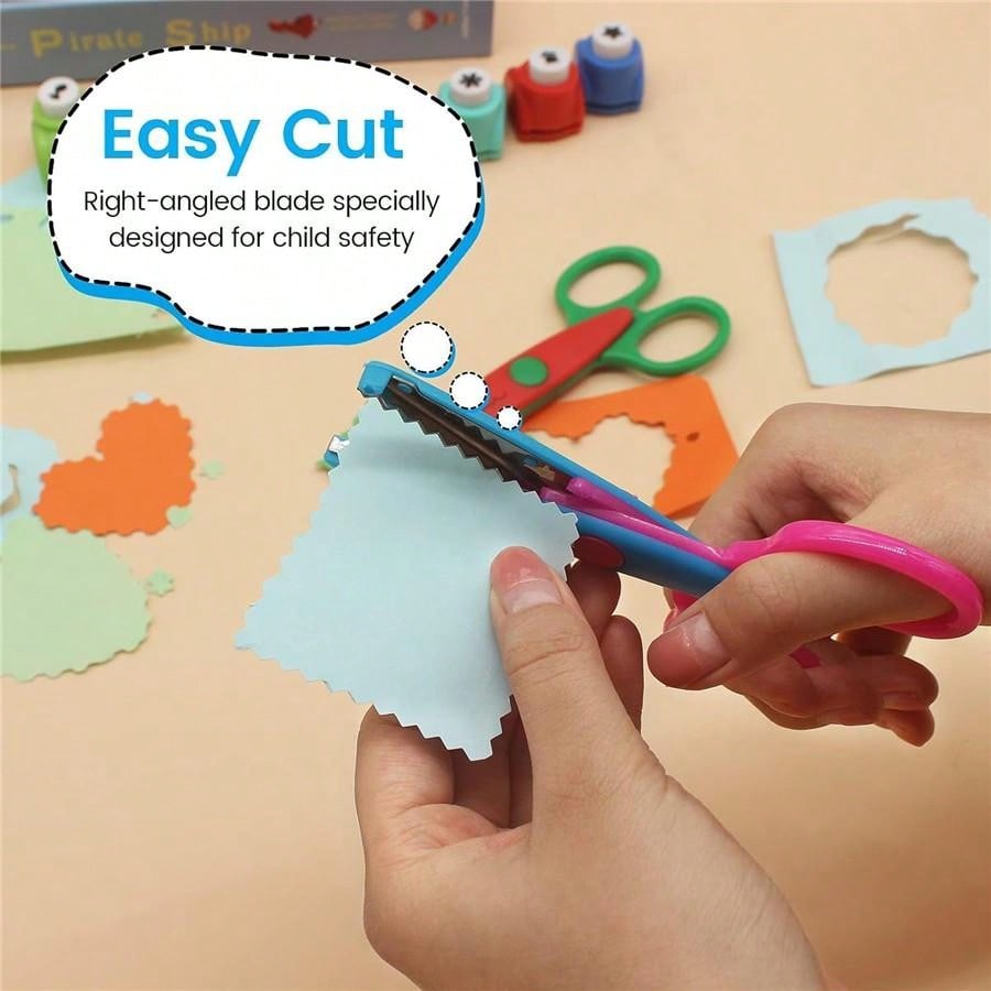 Child Safety Scissors Set 6 Pi - Craft And Art Difference ulasan dan harga