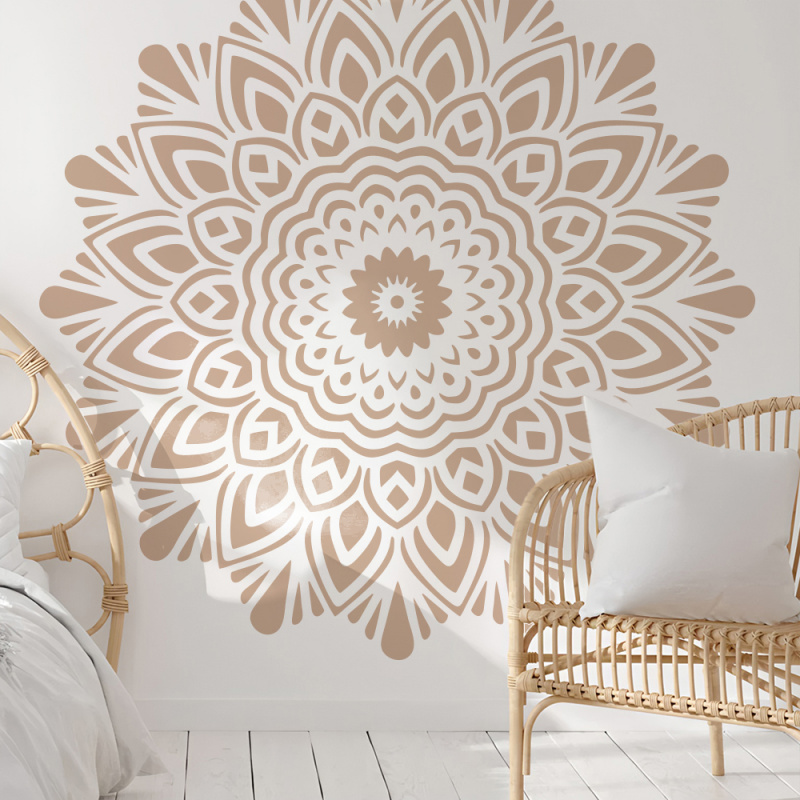 Mandala Large Painting Stencil - Art Craft Furniture ulasan dan harga