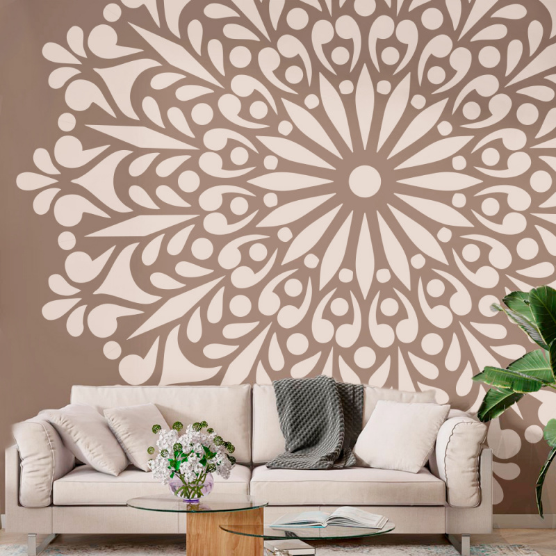 Mandala Large Painting Stencil - Art Craft Furniture ulasan dan harga