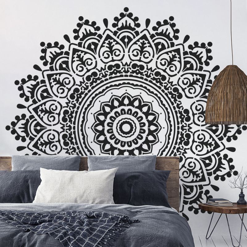 Mandala Large Painting Stencil - Art Craft Furniture ulasan dan harga