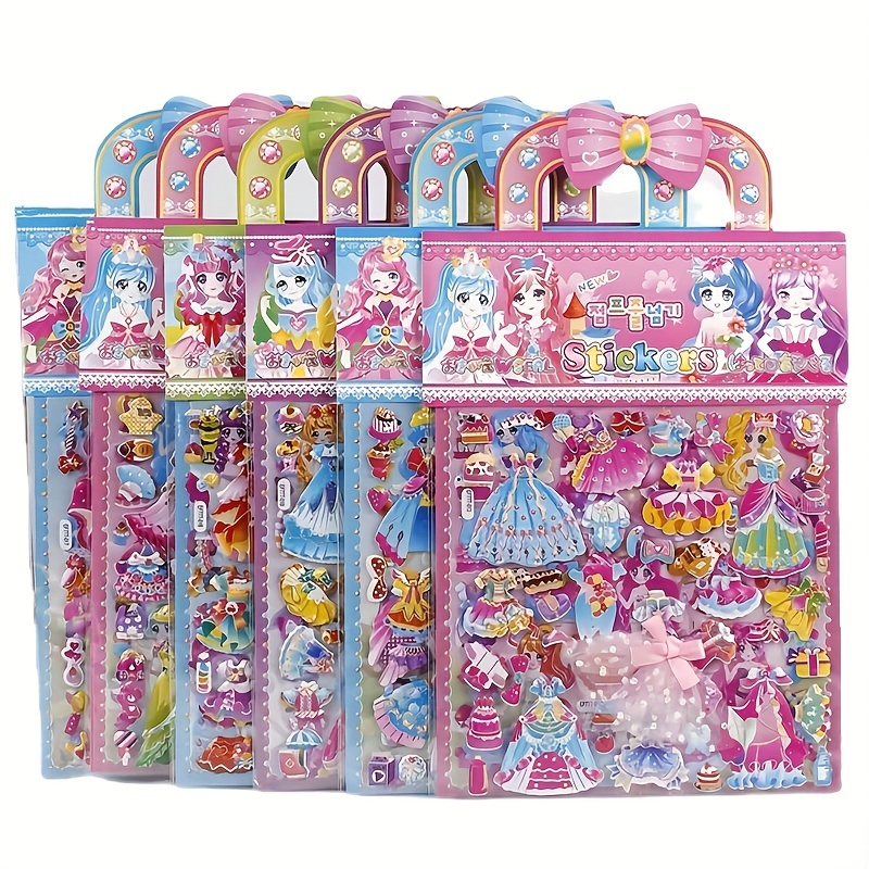 Princess Dress Up Puffy Sticke - Art Craft Toddler ulasan dan harga
