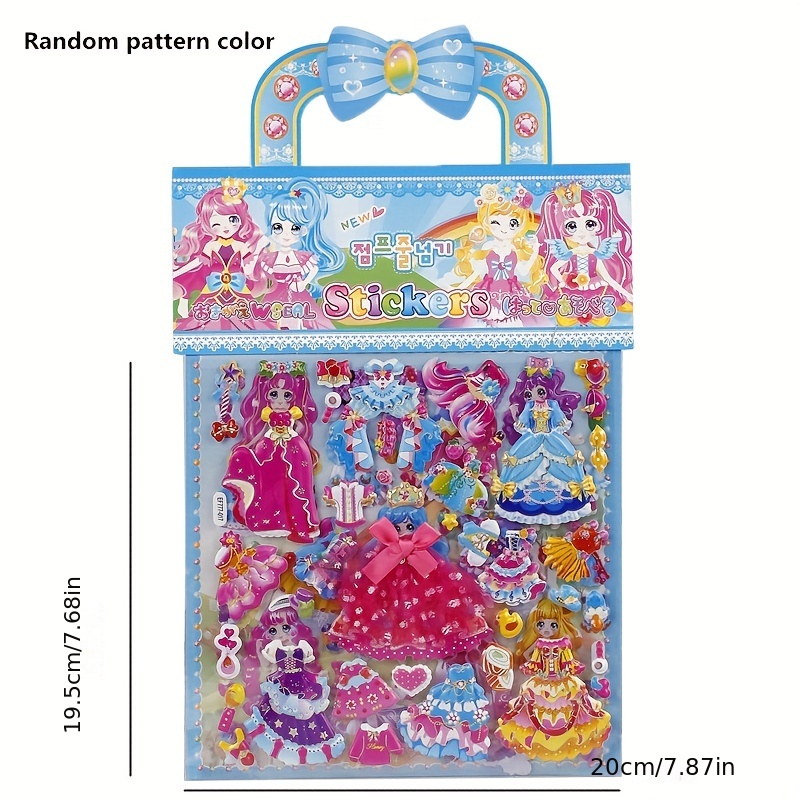 Princess Dress Up Puffy Sticke - Art Craft Toddler ulasan dan harga