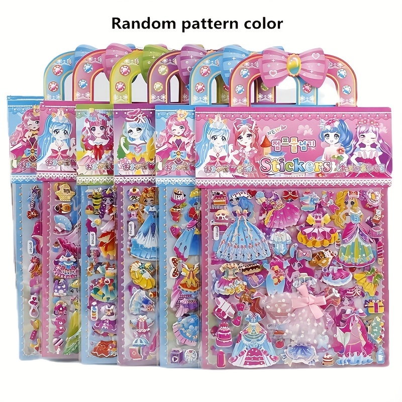 Princess Dress Up Puffy Sticke - Art Craft Toddler ulasan dan harga