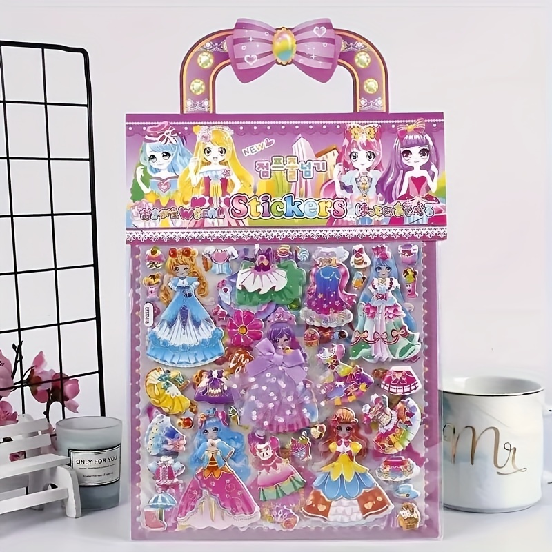 Princess Dress Up Puffy Sticke - Art Craft Toddler ulasan dan harga