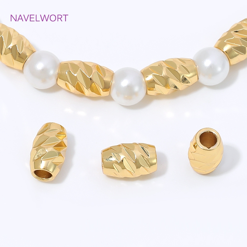 Brass 4/6mm Stripe Spacer Bead - Art Craft Activity ulasan dan harga